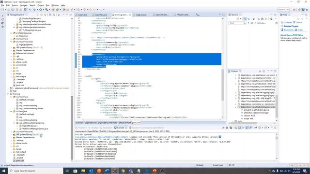 Selenium WebDriverManager смотреть онлайн
