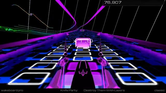 Audiosurf 2 - Destroy Them With Lazers by Knife Party - 168.293 [Wakeboard Pro] [Beta Build] смотреть онлайн