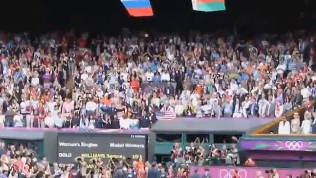 Американский флаг падает под гимн России смотреть онлайн