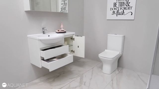 Обзор комплекта мебели для ванной комнаты Лайн от ＂Акванет＂Обзор комплекта мебели для ванной комнаты смотреть онлайн