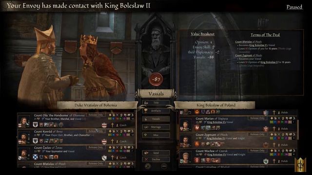 A Diplomatic Envoy - Update, Vassals & War смотреть онлайн