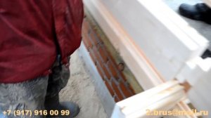 Двойной брус. Своими руками. Инструкция. Дом 65м2. Дом из двойного бруса. Строительство домов Казан