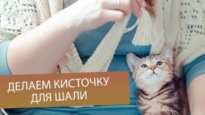 Как сделать кисточку для бактуса или шали