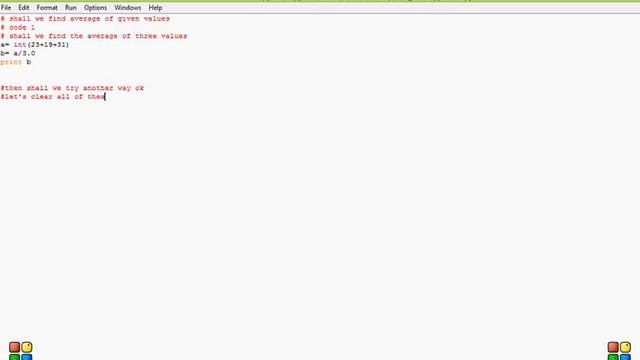 How to find average of given values-Python смотреть онлайн