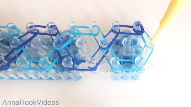 ~ Браслет из резинок ВОЛНА ~ Как плести браслеты из резинок на станке Rainbow loom смотреть онлайн