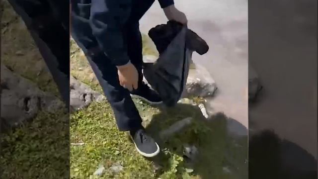 Президент Киргизии убрал мусор оставленный другими людьми на природе смотреть онлайн