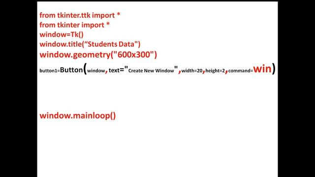 Tutorial for Beginners to create window through window in python смотреть онлайн
