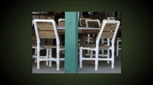 Поделки из ПВХ труб, идеи из пластиковых труб ПВХ, мебель из труб пвх