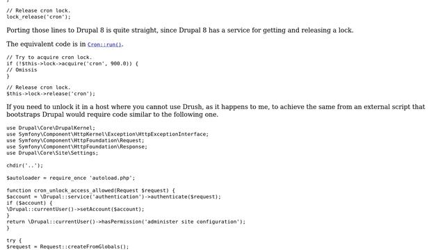 Drupal: Release cron lock (6 Solutions!!) смотреть онлайн