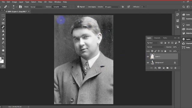 How to use Spot Healing Brush Tool,Patch Tool in Photoshop смотреть онлайн