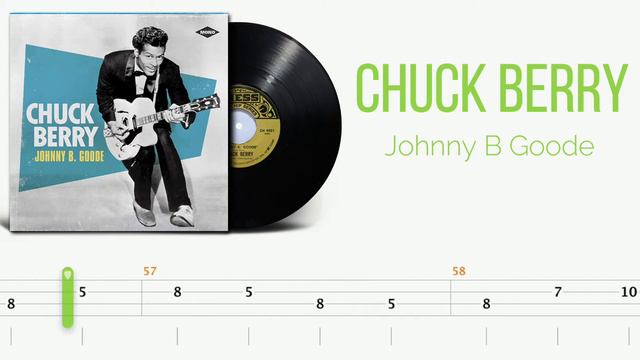 How To Play Chuck Berry - Johnny B. Goode [Bass Tabs Tutorial] - [Interactive Tabs On Screen] смотреть онлайн