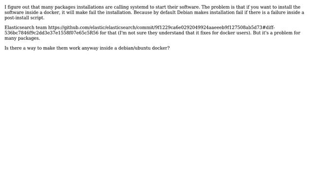 DevOps & SysAdmins: Is it possible to have ubuntu docker container without systemd смотреть онлайн