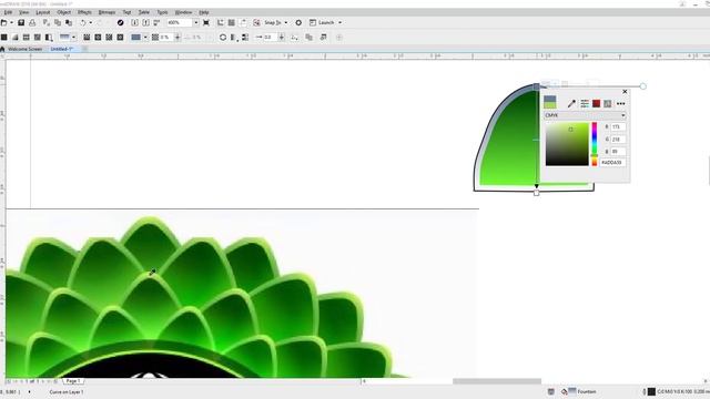 Symmetry drawing mode CorelDraw 2018 смотреть онлайн