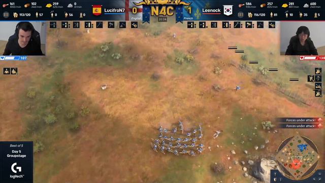 LucifroN vs Leenock - $100,000 N4C Main Event Day 5 - (off-site commentary) смотреть онлайн