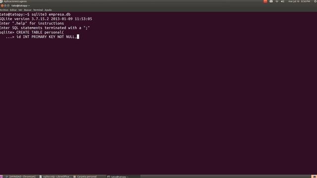 SQLITE 3 TIPOS DE DATOS TP. 3 смотреть онлайн