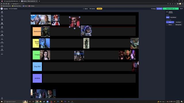 Mass Effect Squad Tier List смотреть онлайн