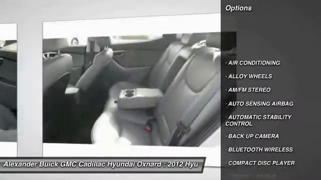 2012 Hyundai Elantra OXNARD,THOUSAND OAKS,VENTURA,SIMI VALLEY,CAMARILLO XU183381
