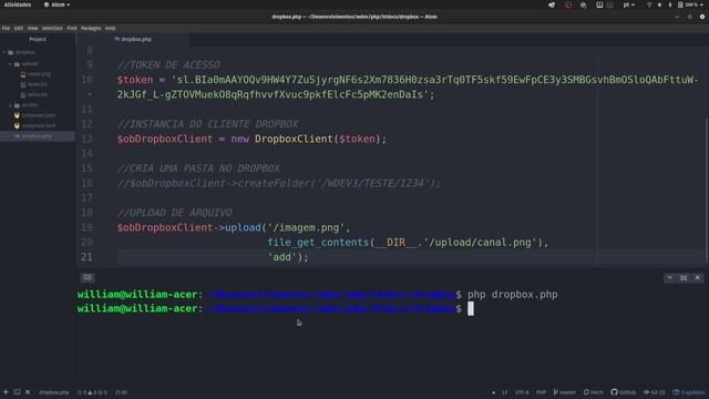 Upload de arquivos para o Dropbox com PHP - WDEV смотреть онлайн