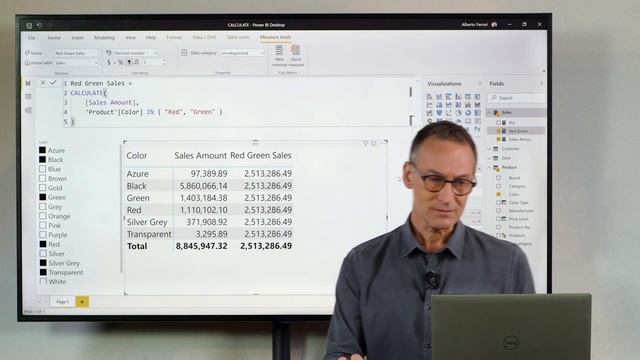 CALCULATE in DAX #08: Add filters using IN смотреть онлайн