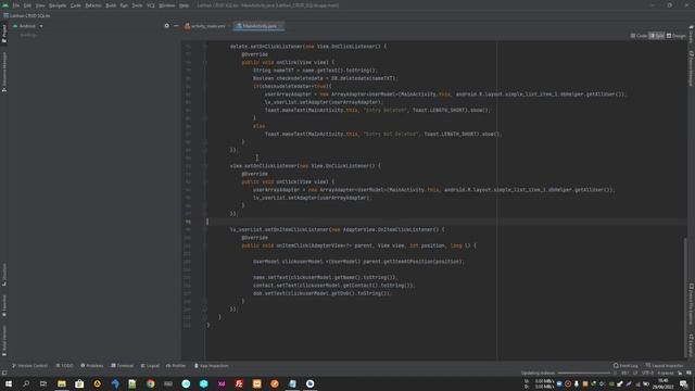 CRUD SQLite Part 2 смотреть онлайн