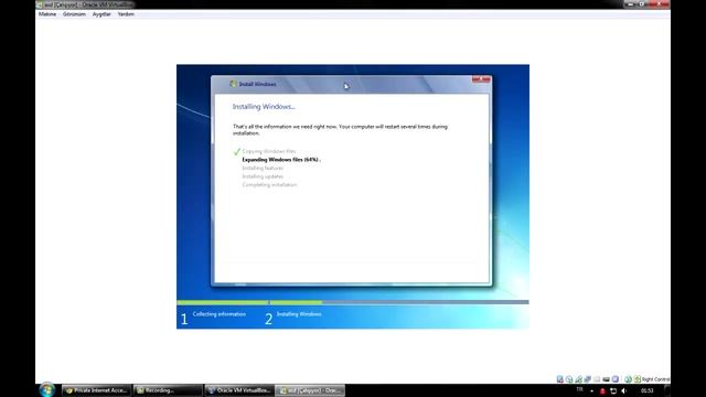 Oracle VM VirtualBox Kullanımı - Windows 7 Kurmak смотреть онлайн