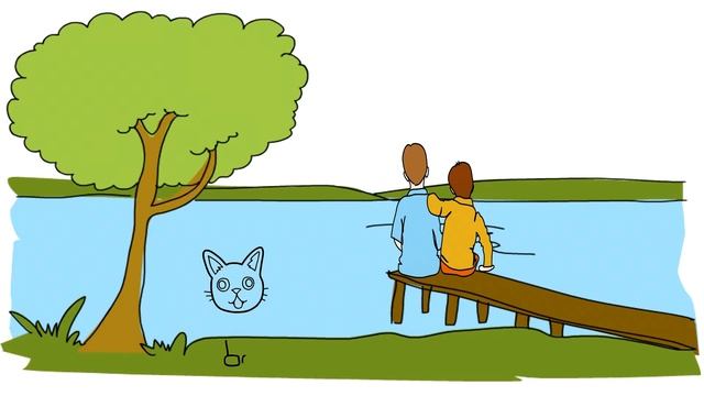 Развивающий мультик для детей. Как нарисовать рыбу, кошку, воробья. смотреть онлайн