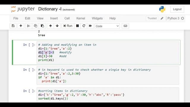 Python Dictionaries|How to create dictionaries in python|Inserting,Updating, deleting in dictionary смотреть онлайн