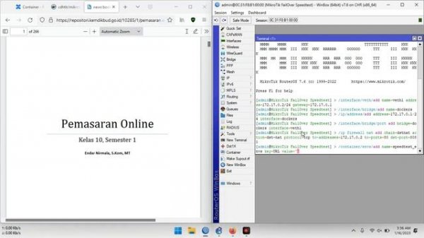 MikroTik Speedtest Tutorial - Container Setup