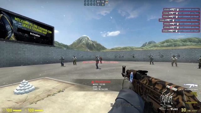 Тренировка стрельбы CS GO. Так трегировался S1mpl к мажору. смотреть онлайн