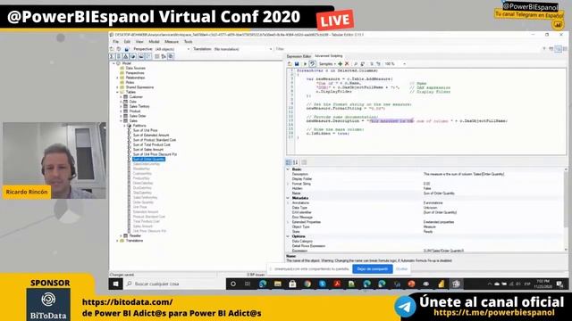 Multiplica tu productividad por 100 con el scripting avanzado de Tabular Editor Ricardo Rincon смотреть онлайн