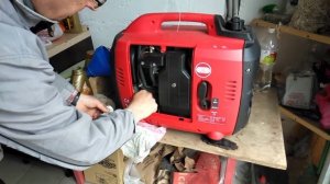 Генератор Fubag Ti 2600 замена масла.