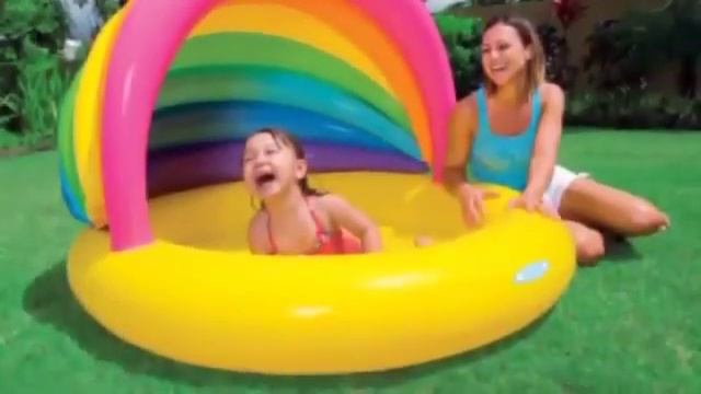 Детский надувной бассейн смотреть онлайн