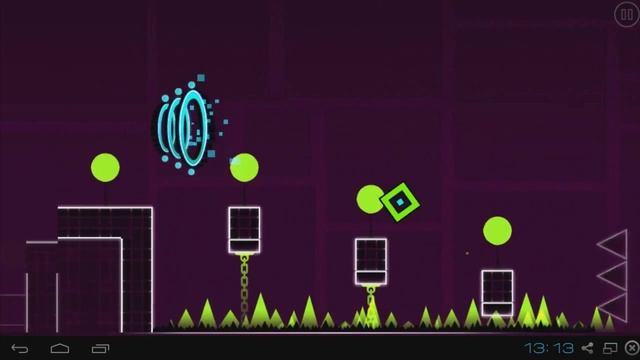 Geometry Dash Lvl 8, Time Machine ( все монетки ) смотреть онлайн