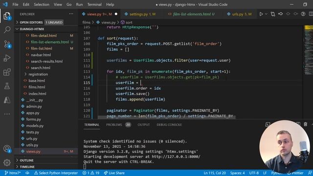 Django and HTMX #9 - Database Query Optimization with django-debug-toolbar смотреть онлайн