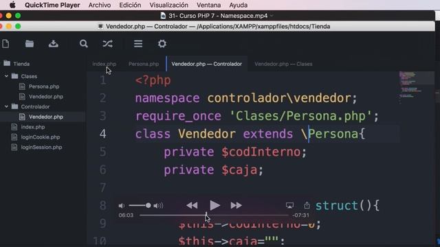 32 Curso PHP 7 Clases anonimas смотреть онлайн