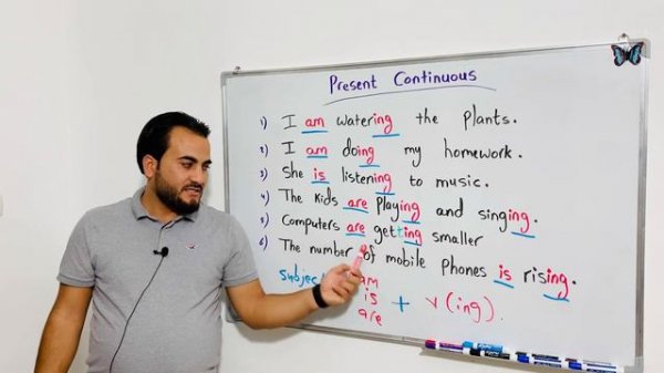 Present Continuous tense |شرح مبسط للمضارع المستمر في الانجليزية