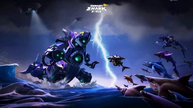 Hungry Shark World - All Trailers All Animations Sharkjira vs Mechajira Godzilla Army смотреть онлайн
