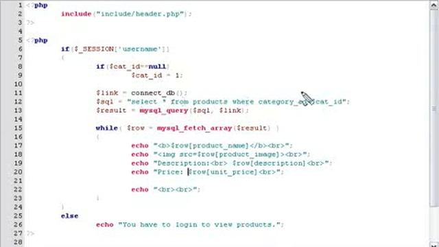 PHP Video Tutorial Display Products (Part 9) смотреть онлайн