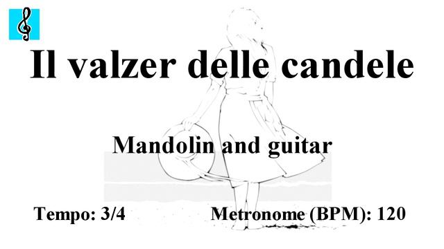 Mandolin Notes Tutorial - Candlelight Waltz - Il valzer delle candele (Sheet music - Guitar chords) смотреть онлайн