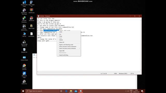 Gta 4 Screen Graphic Probalm 100% Fix Commandline.txt
