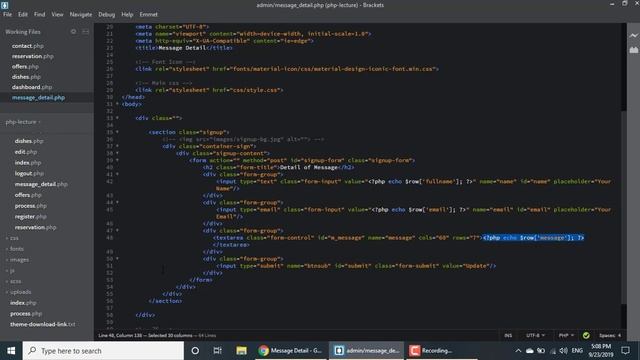 Replying users’ message to registered email in php Part (35/36) смотреть онлайн
