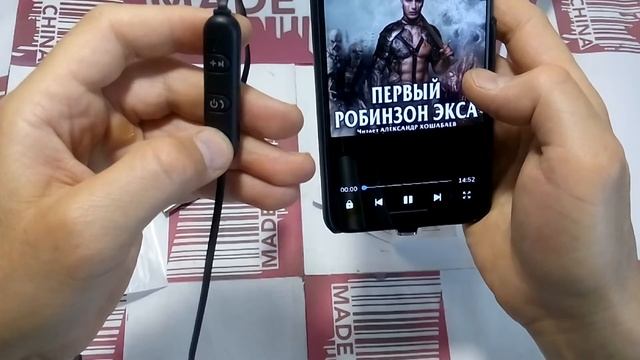 Bluetooth 5.0 наушники для занятий спортом с AliExpress смотреть онлайн