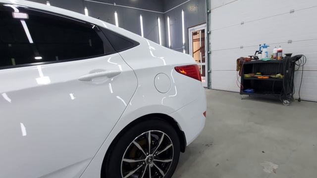 Полировка, оклейка полиуретановой пленкой, Hyundai Solaris ?? смотреть онлайн