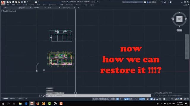 missing Ribbon Autocad - Restore Menus Ribbon Toolbar - حل مشكله اختفاء شريط الاوامر فى الاتوكاد смотреть онлайн
