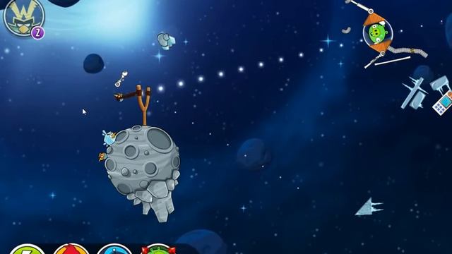 Angry Birds Space Beak Impact 8-6 3 stars смотреть онлайн