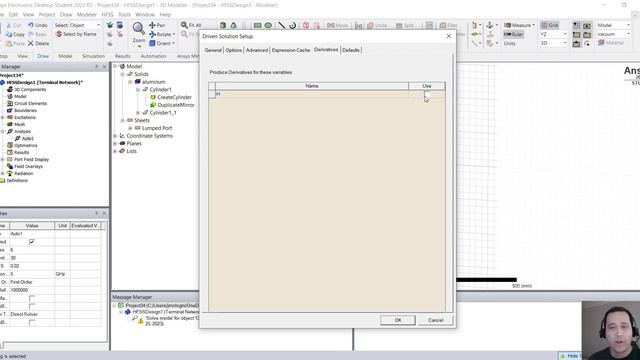 Designing and simulating a Dipole in Ansys HFSS Student Version смотреть онлайн