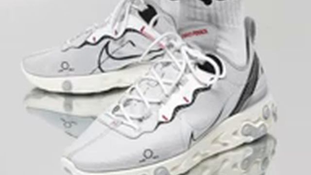 Nike React Element 55 Schematic Pure Platinum смотреть онлайн