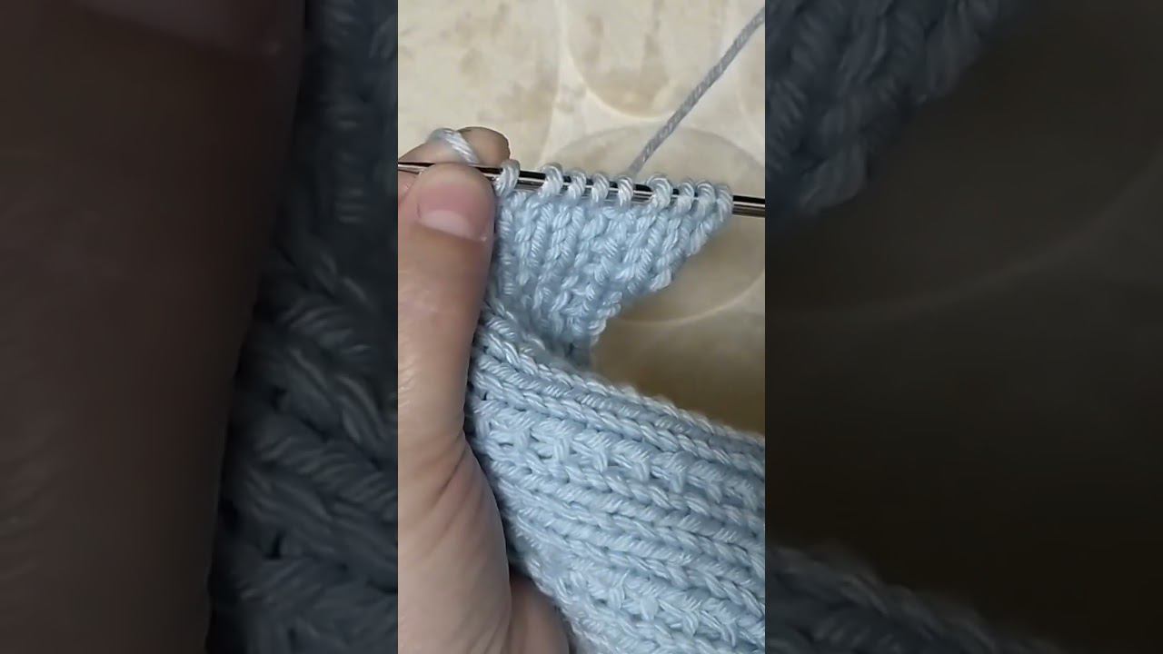 Узор спицами два ряда. Шнур. #knitting #crochet #вязание смотреть онлайн