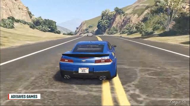 Chevrolet Camaro Z/28 2015 | GTA V Real Life Mods | Vehicle TestDrive Review | GTA 5 Gameplay @60FP смотреть онлайн