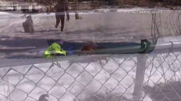 Wisconsin firefighter rescues dog who fell through ice